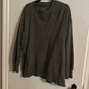 Aerie size small oversized sweatshirt green